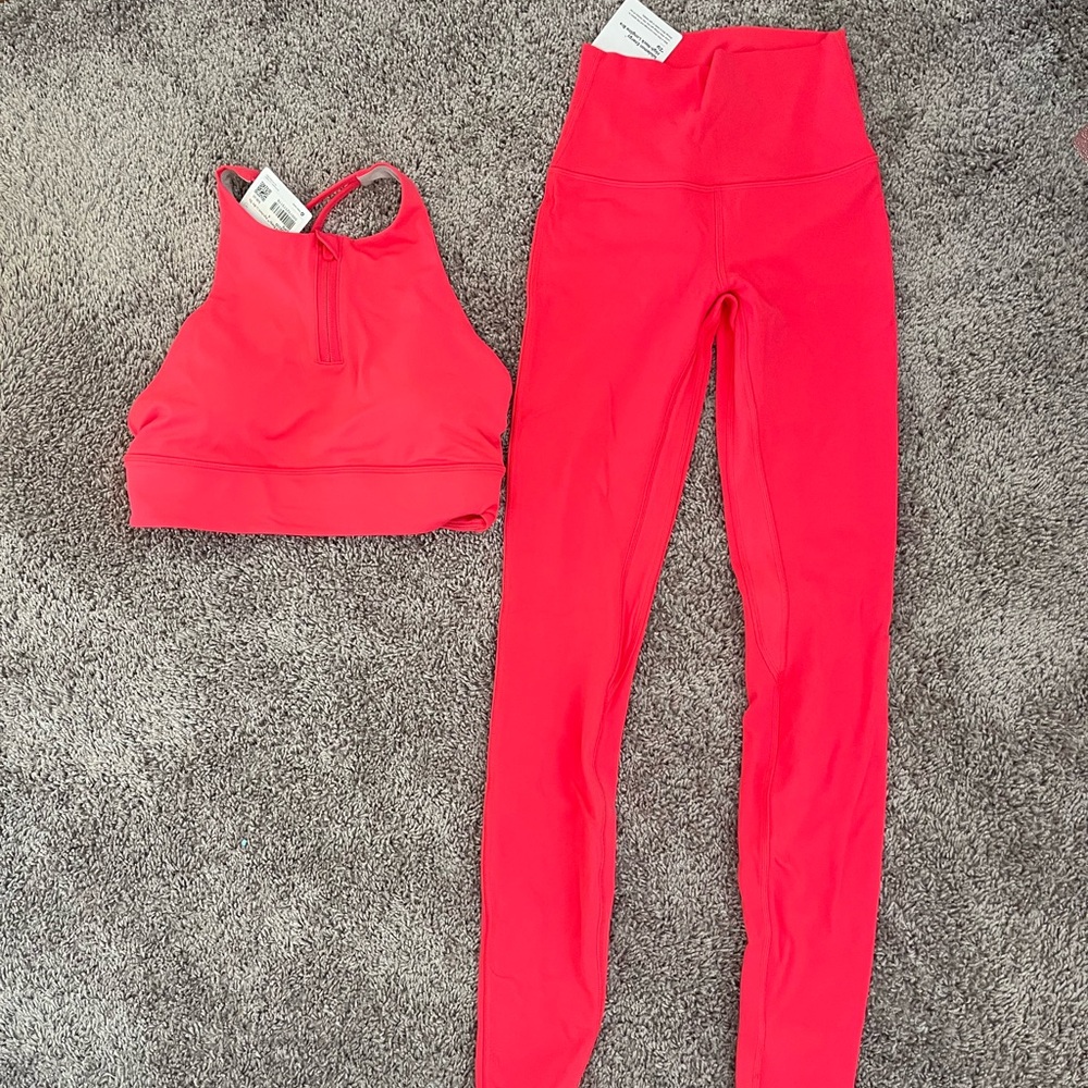 Lululemon leggings size 2, and Lululemon top size 6 brand new with tags.